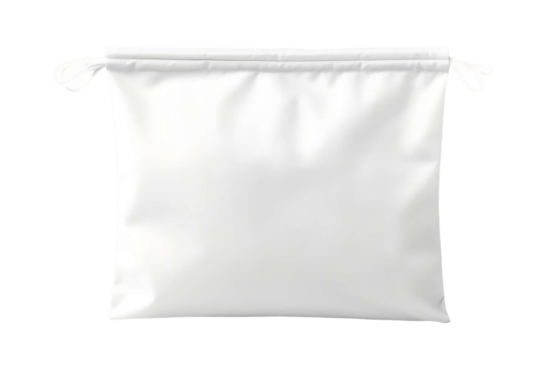 AI generated Blank Pouch Bag Isolated on a Transparent Background. AI