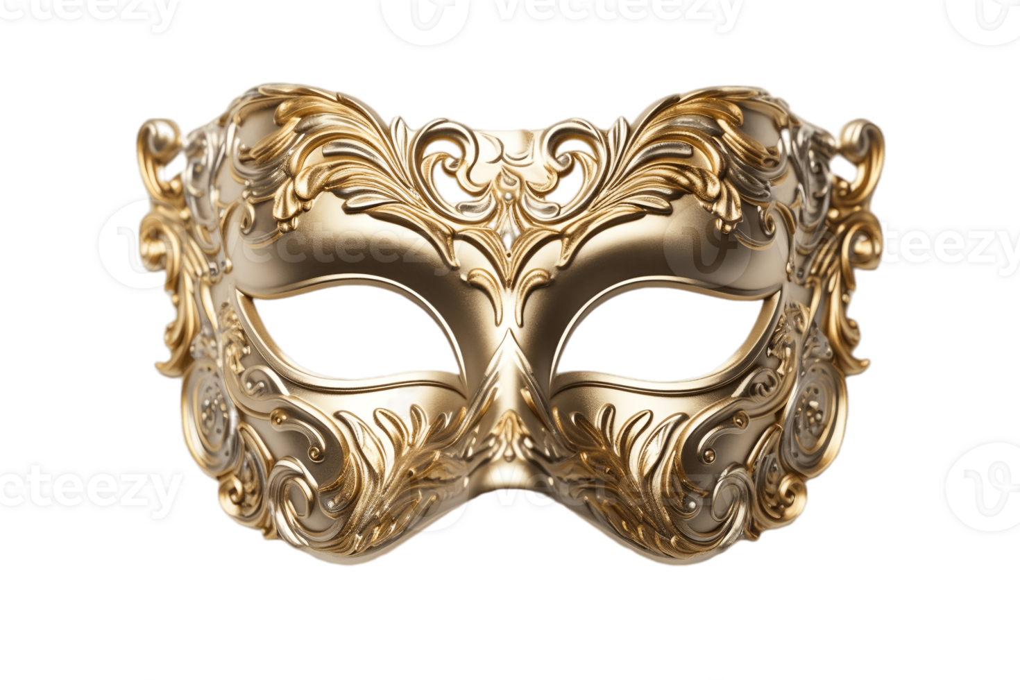 AI generated Opera Mask on a Transparent Background. AI png