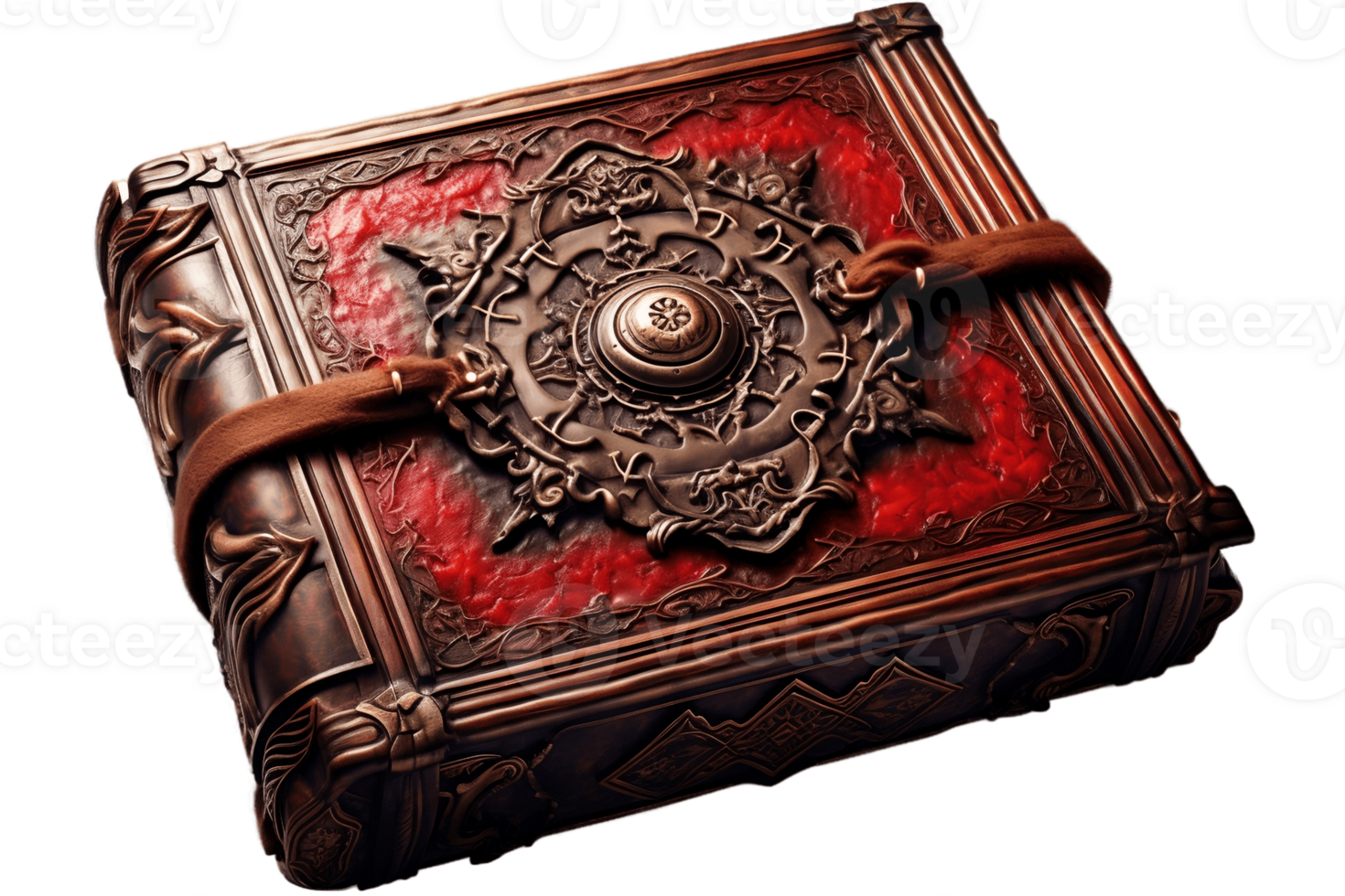 AI generated Spellbook on a Transparent Background. AI png