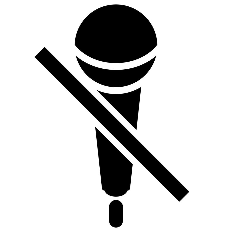 Do not record,Do not use Microphone icon,Speaker symbol vector