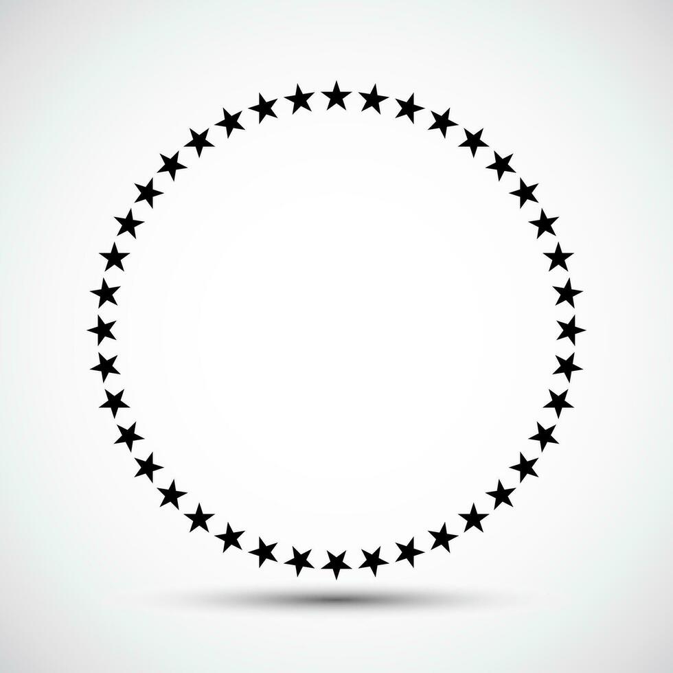 estrella en círculo icono símbolo signo aislar sobre fondo blanco, ilustración vectorial eps.10 vector