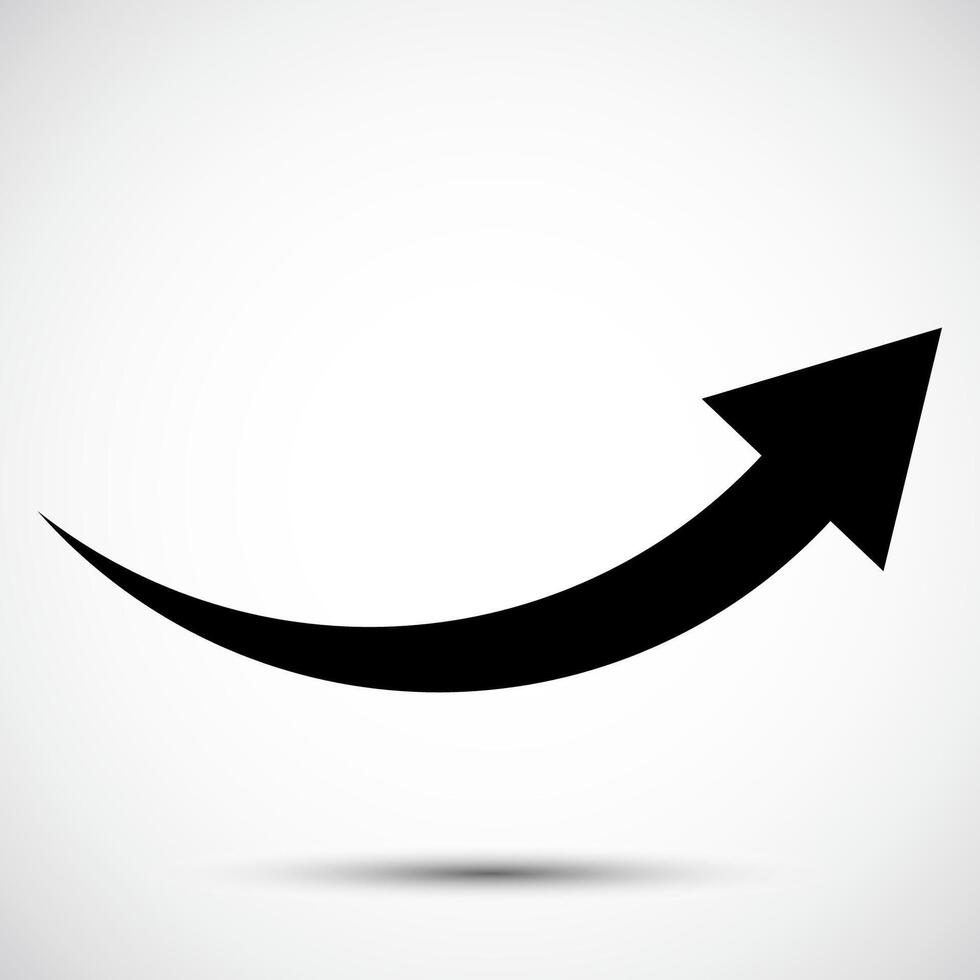 black arrow icon Symbol Sign Isolate on White Background,Vector Illustration EPS.10 vector