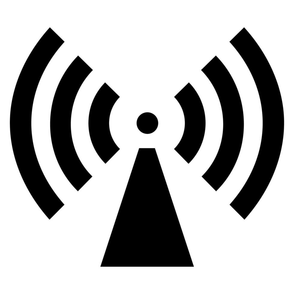 Beware Non-Ionizing Radiation Symbol sign vector