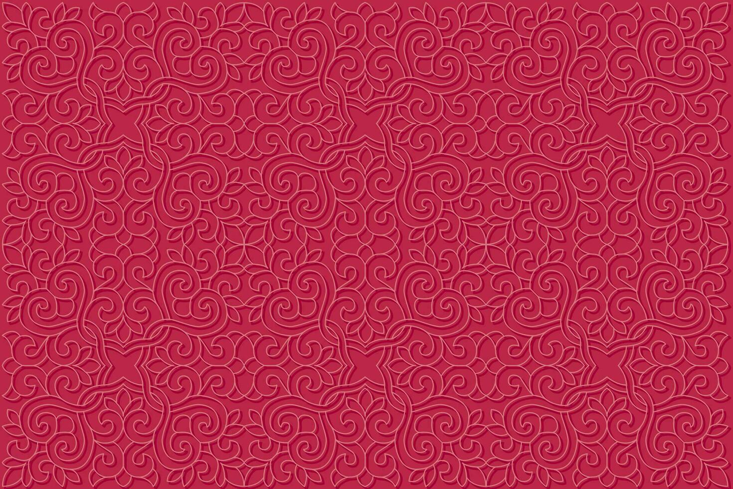 Abstract minimal geometric background with ornament, mandala. vector