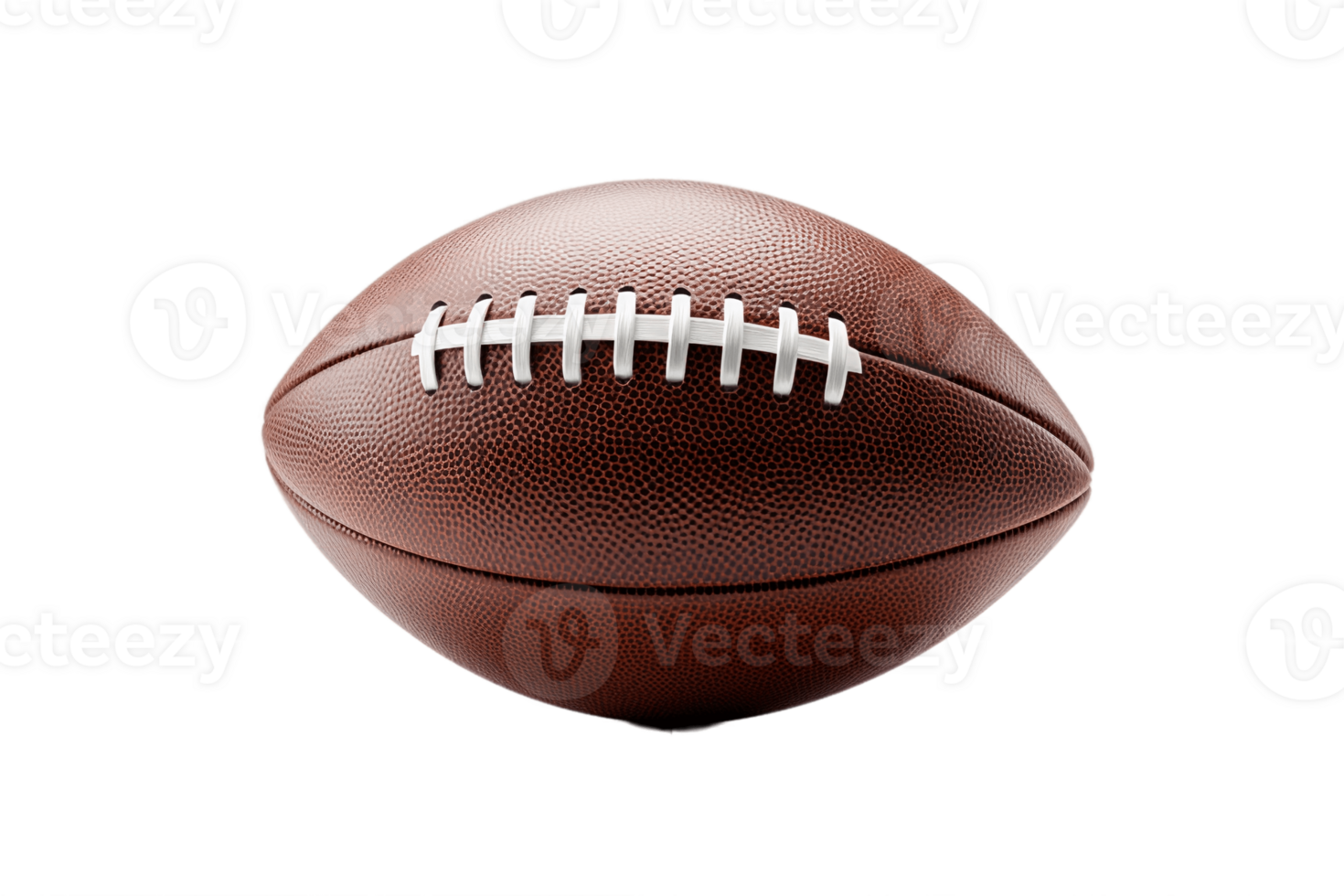 AI generated American Football Ball on Transparent Background. AI png