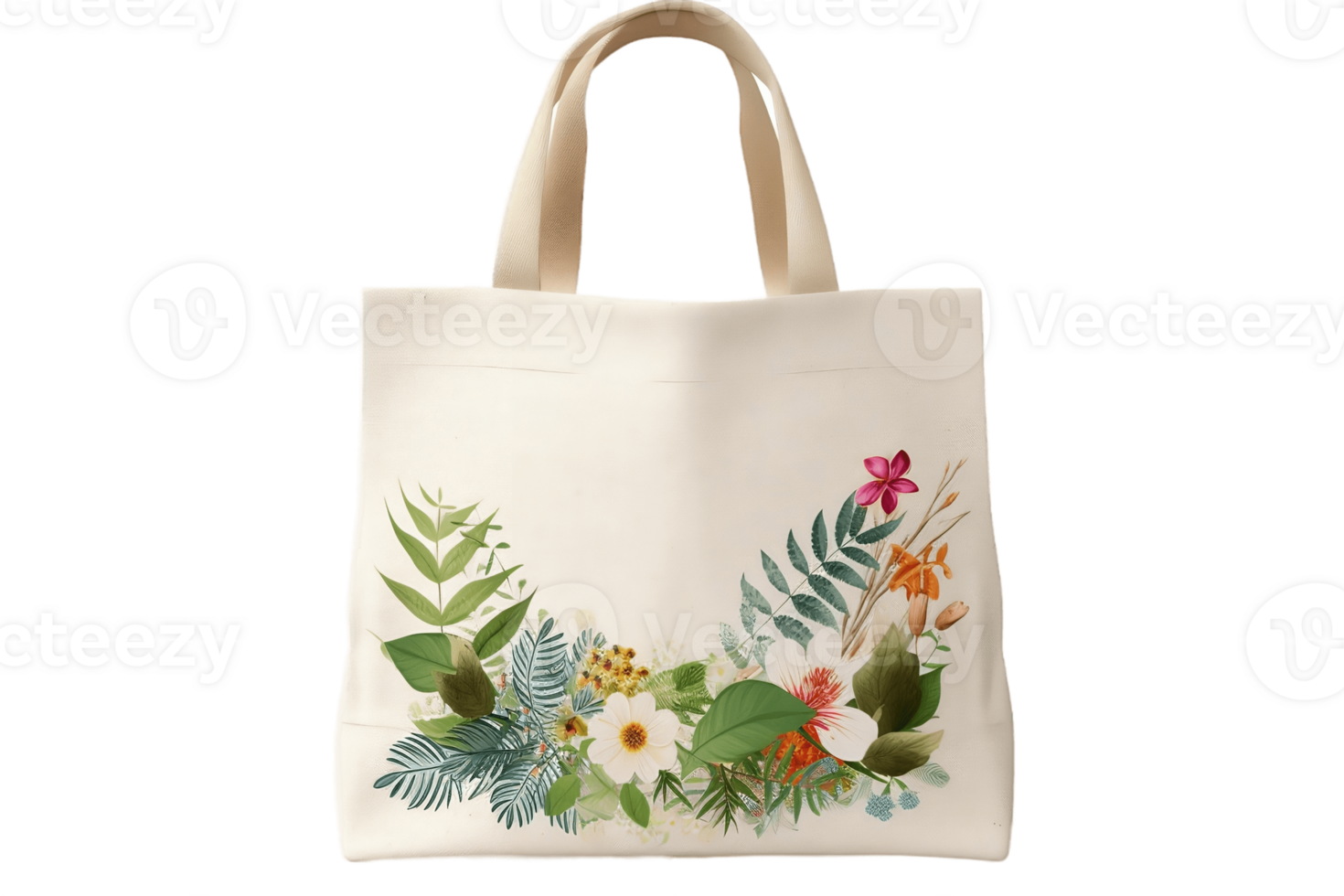 AI generated Eco Bag Isolated on Transparent Background. AI 36048672 PNG