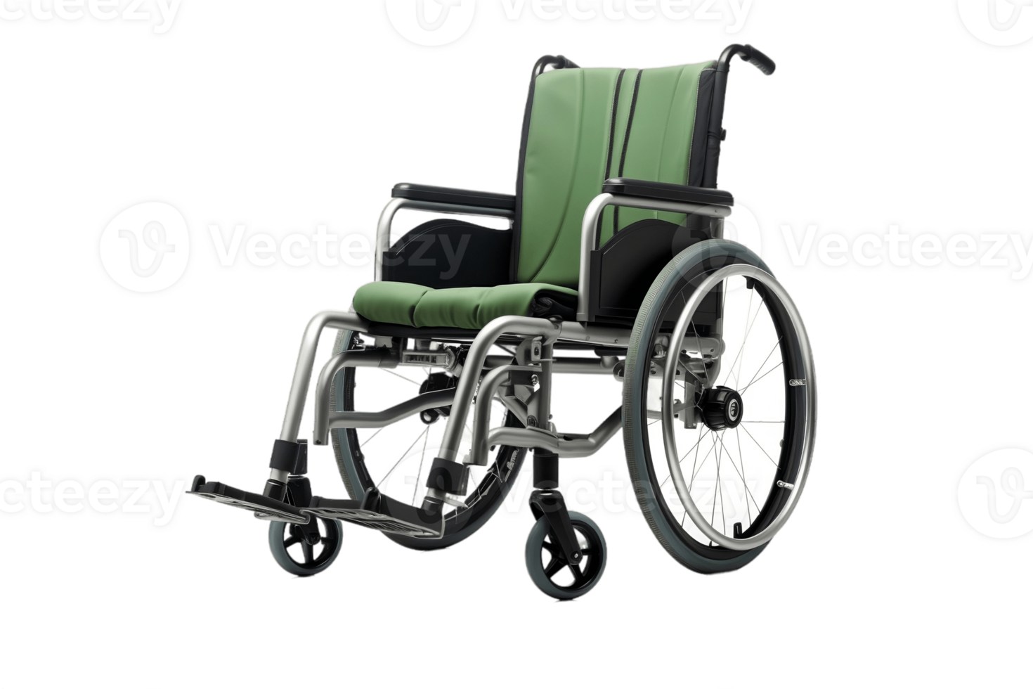 AI generated Wheelchair Isolated on Transparent Background. AI png