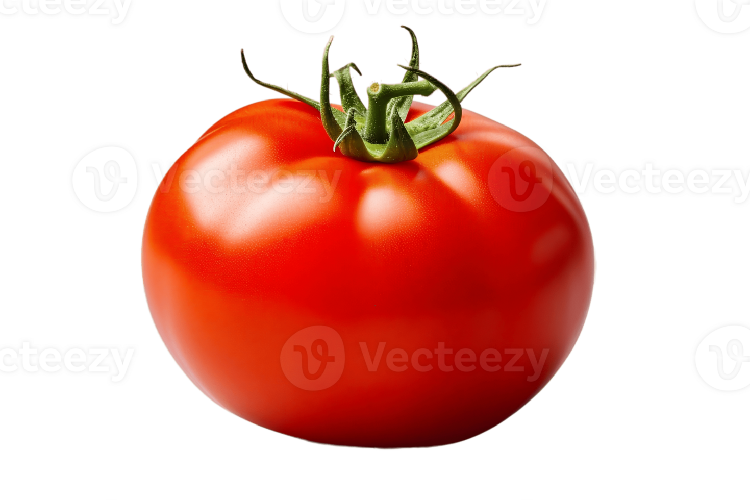 AI generated Tomato on a Transparent Background. AI png