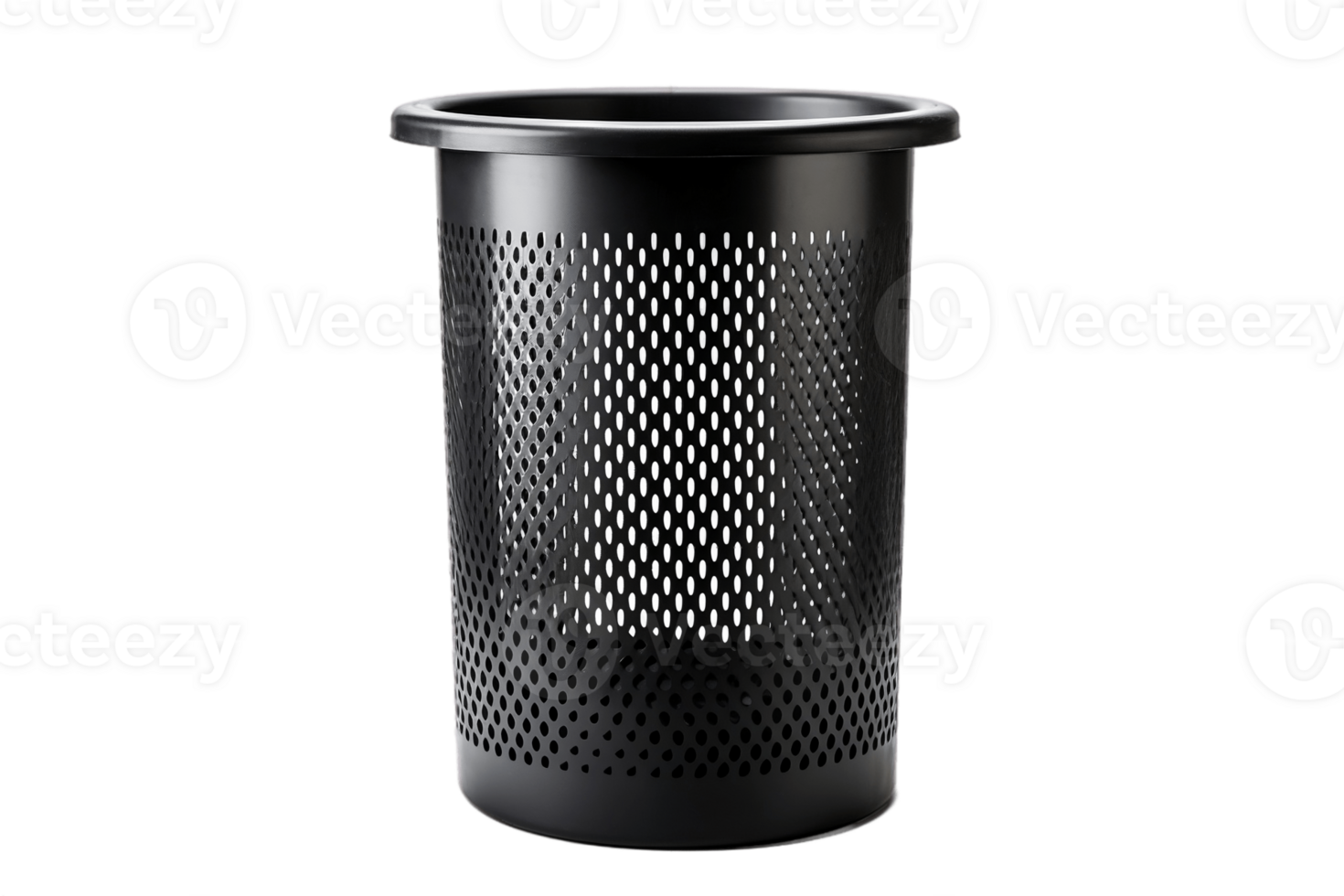 AI generated Garbage Can Isolated on a Transparent Background. AI png