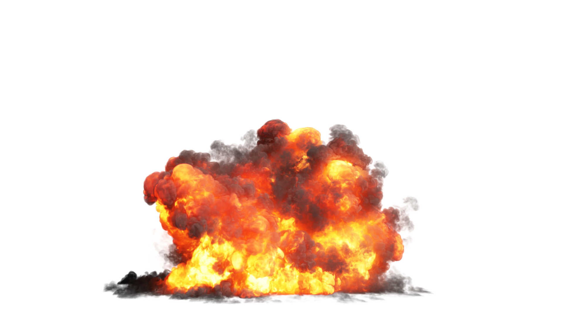 Fire Explosion effect element. 3d illustration 36048963 PNG