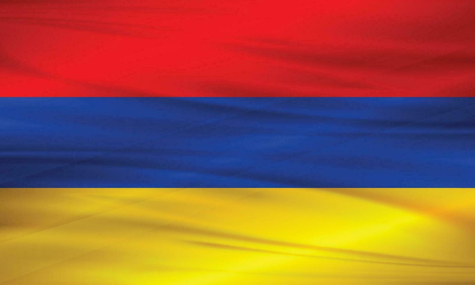 ilustración de Armenia bandera y editable vector de Armenia país bandera