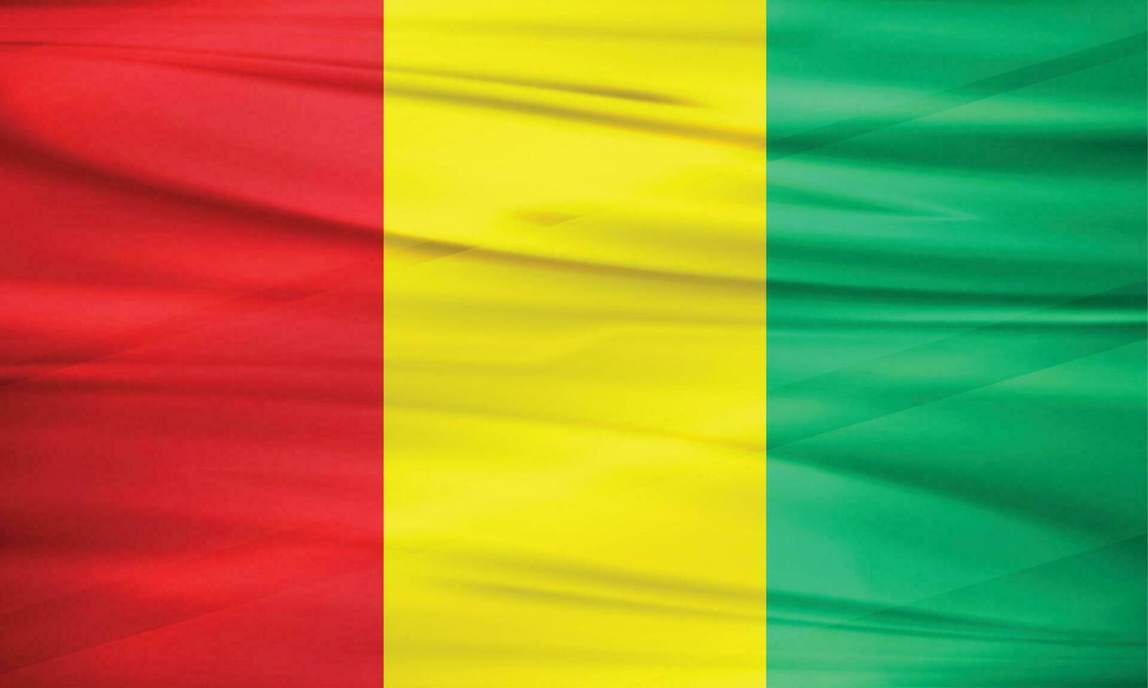 Illustration of Guinea Flag and Editable vector Guinea Country Flag