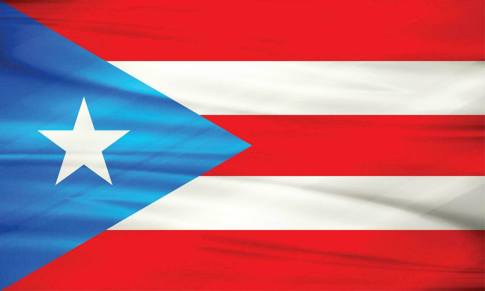 ilustración de puerto rico bandera y editable vector puerto rico país bandera