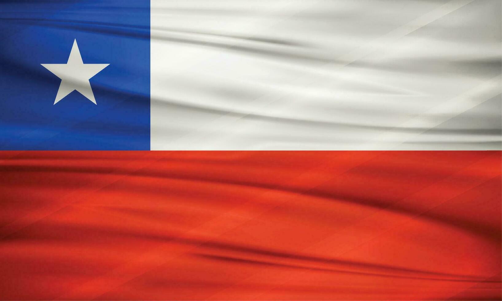 Illustration of Chile Flag and Editable Vector of Chile Country Flag