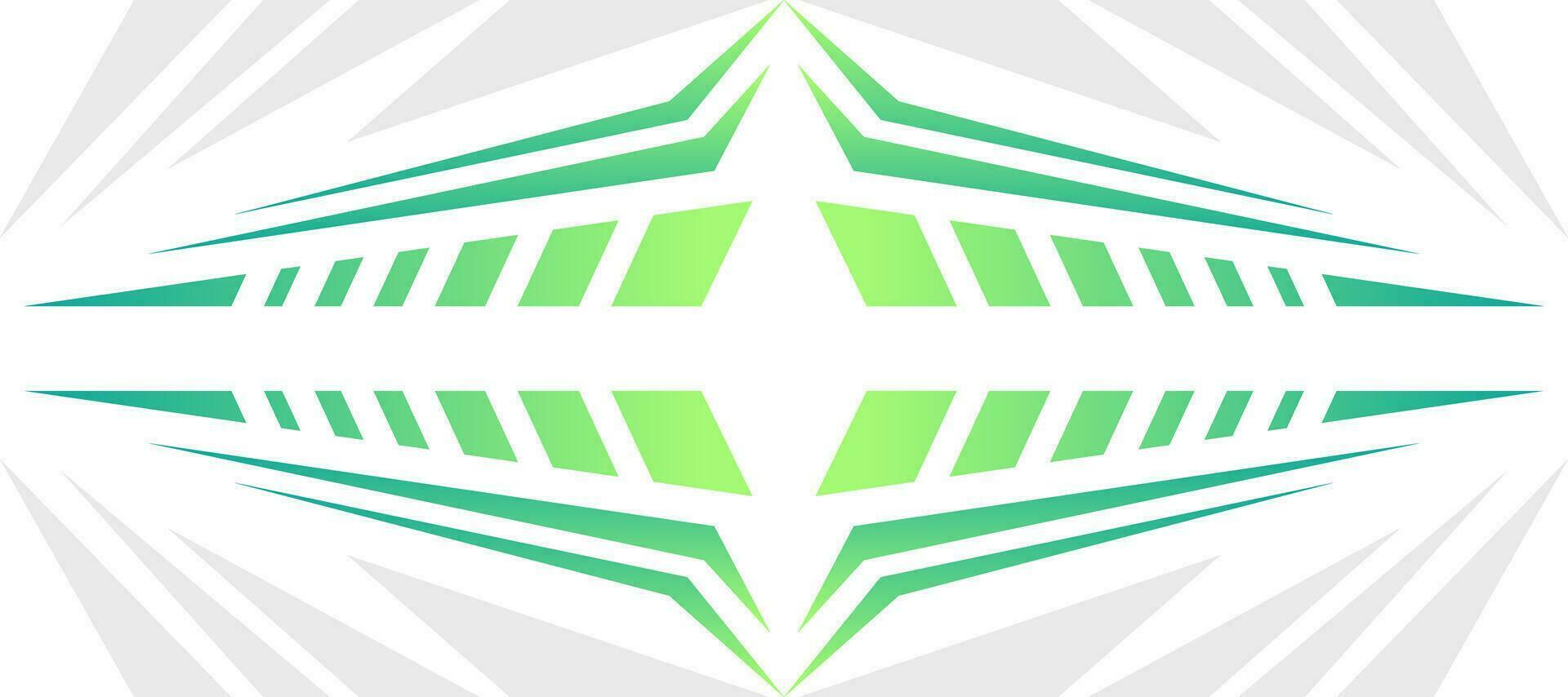 sporty stripes green gradient jersey abstract background vector