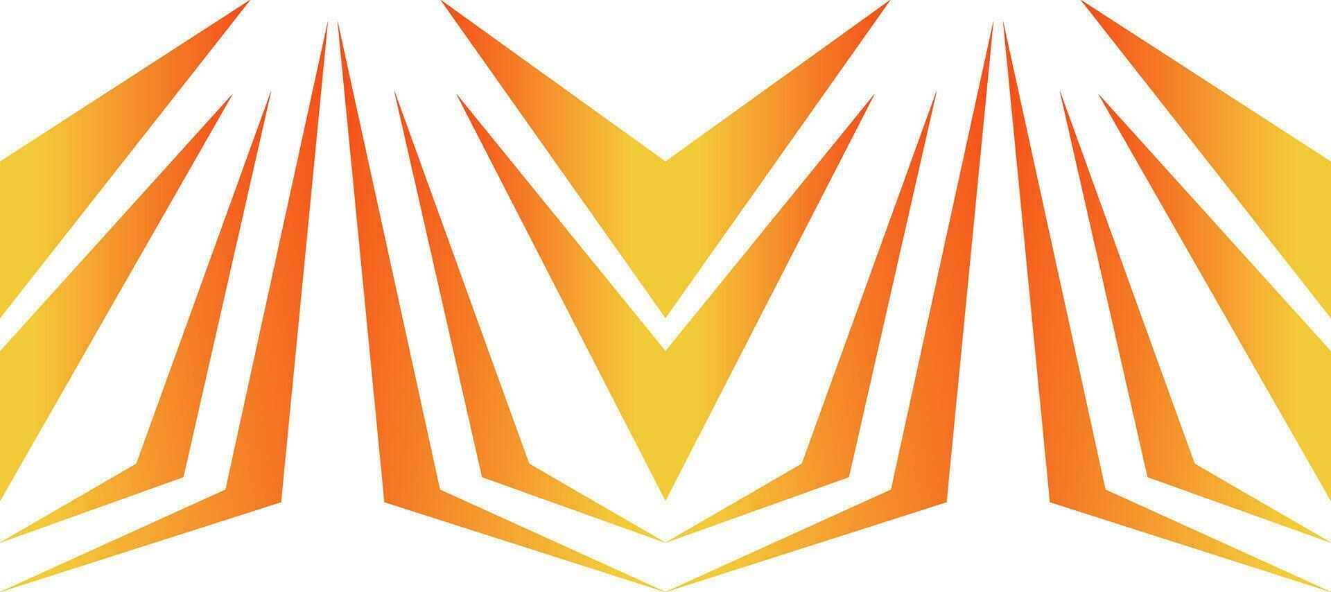 abstract orange gradient sharp decal sports jersey background vector