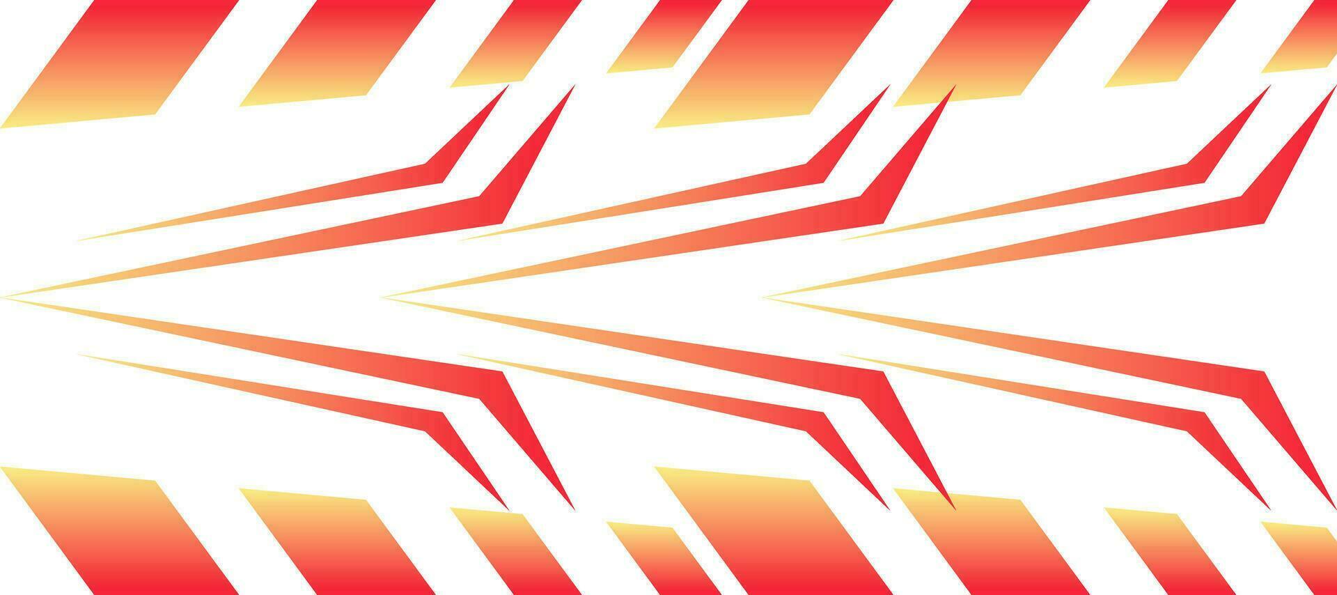 sporty sharp speed red gradient geometric modern jersey background vector