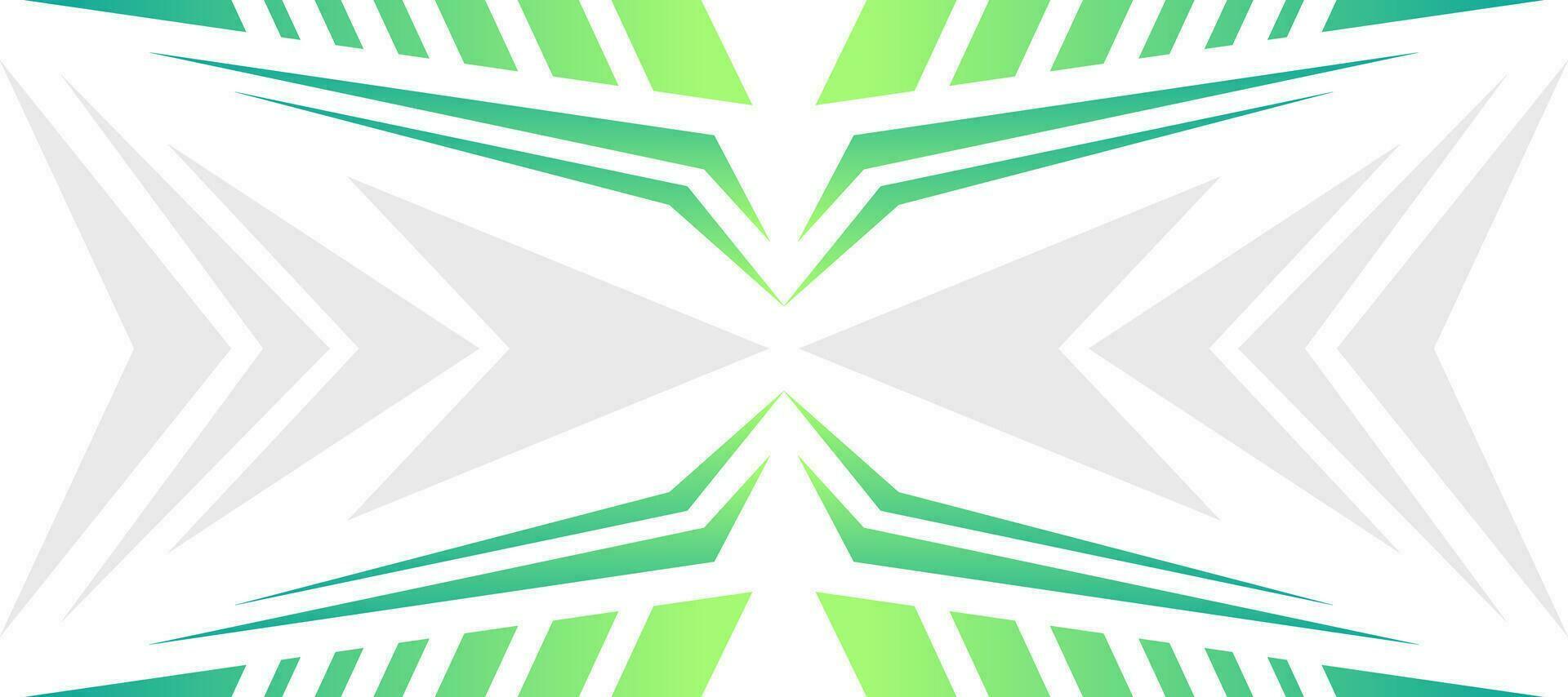sporty arrow sharp green gradient jersey abstract background vector