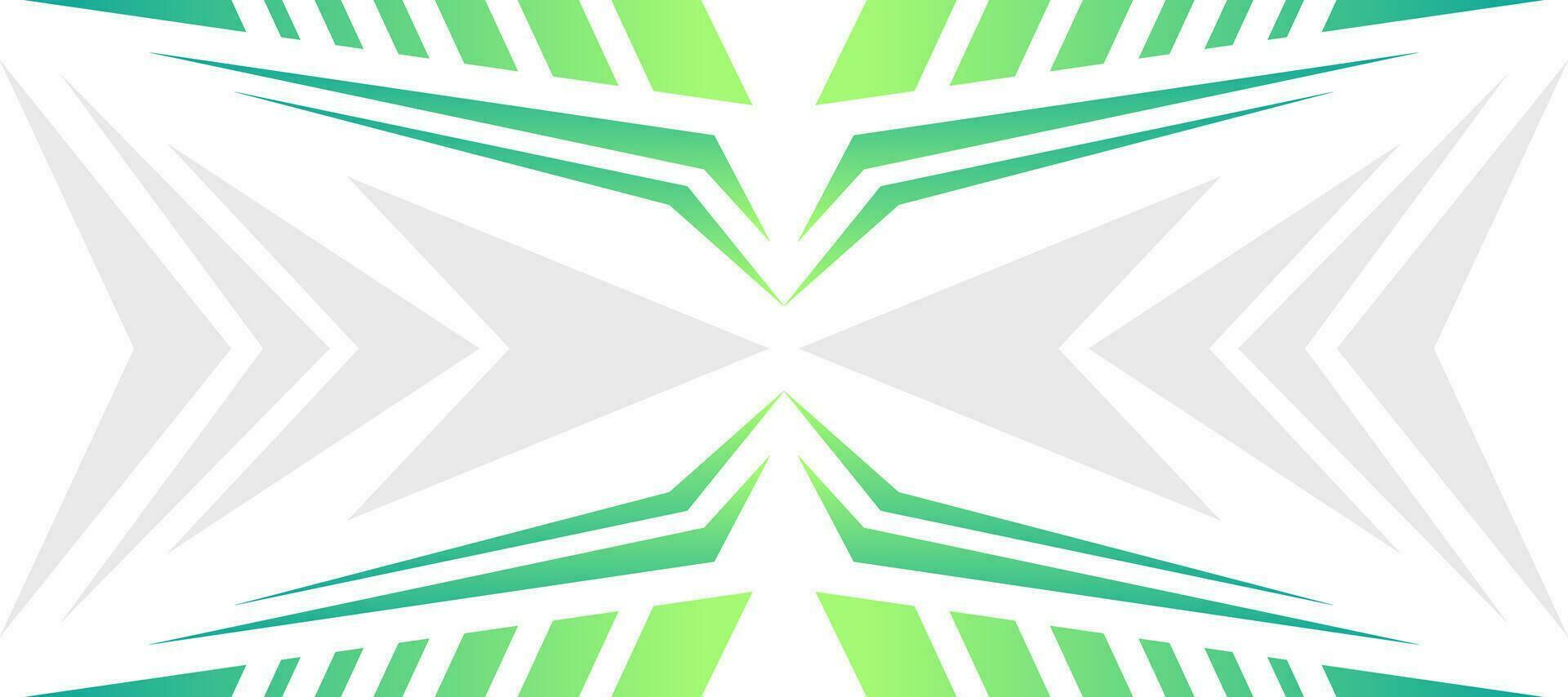 sporty arrow sharp green gradient jersey abstract background vector