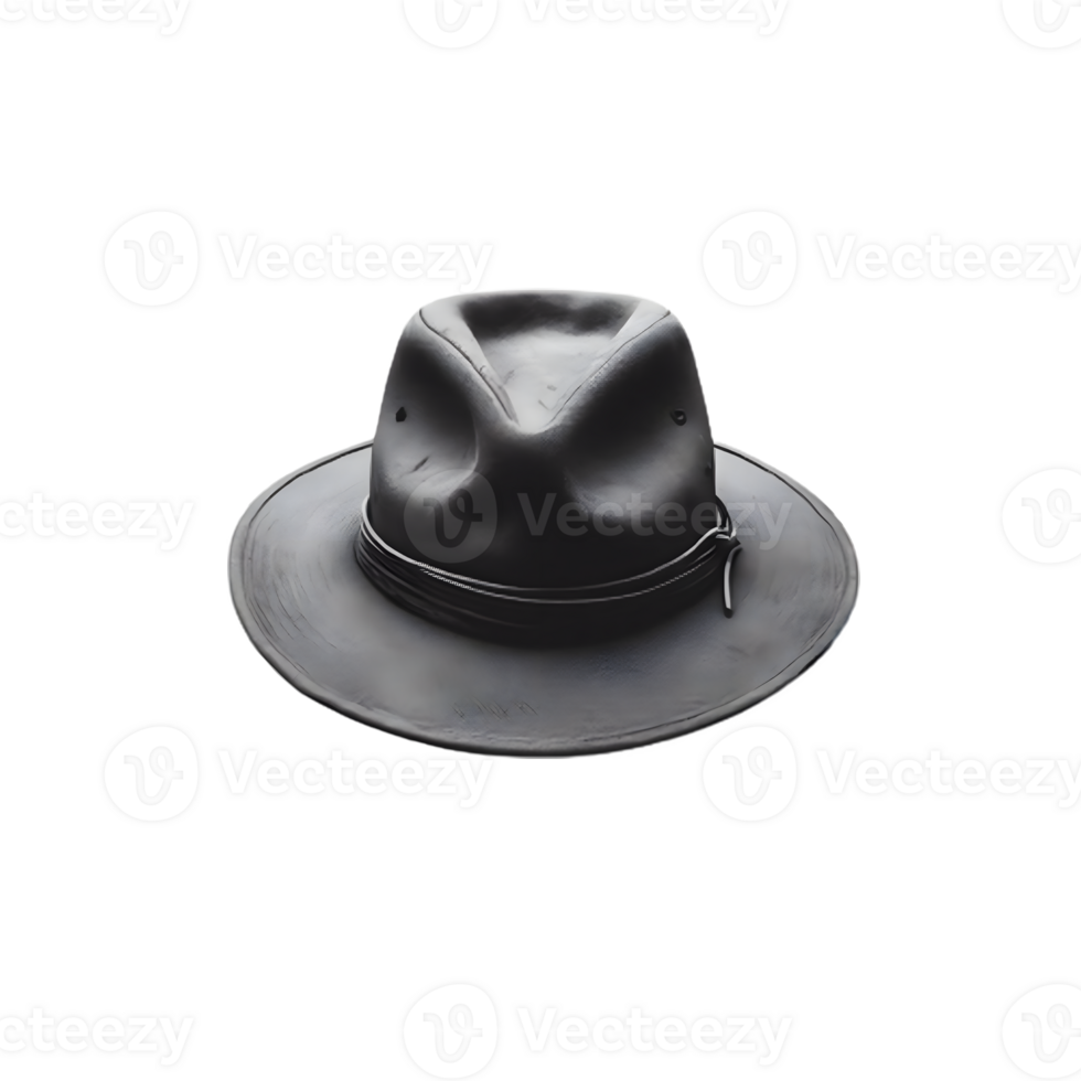 AI generated Isolated hat cutout object on transparent background, PNG file