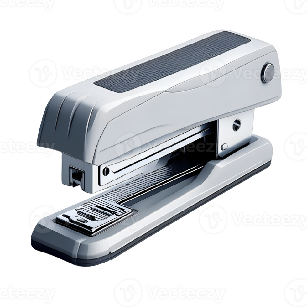 AI generated Isolated stapler cutout object on transparent background, PNG file
