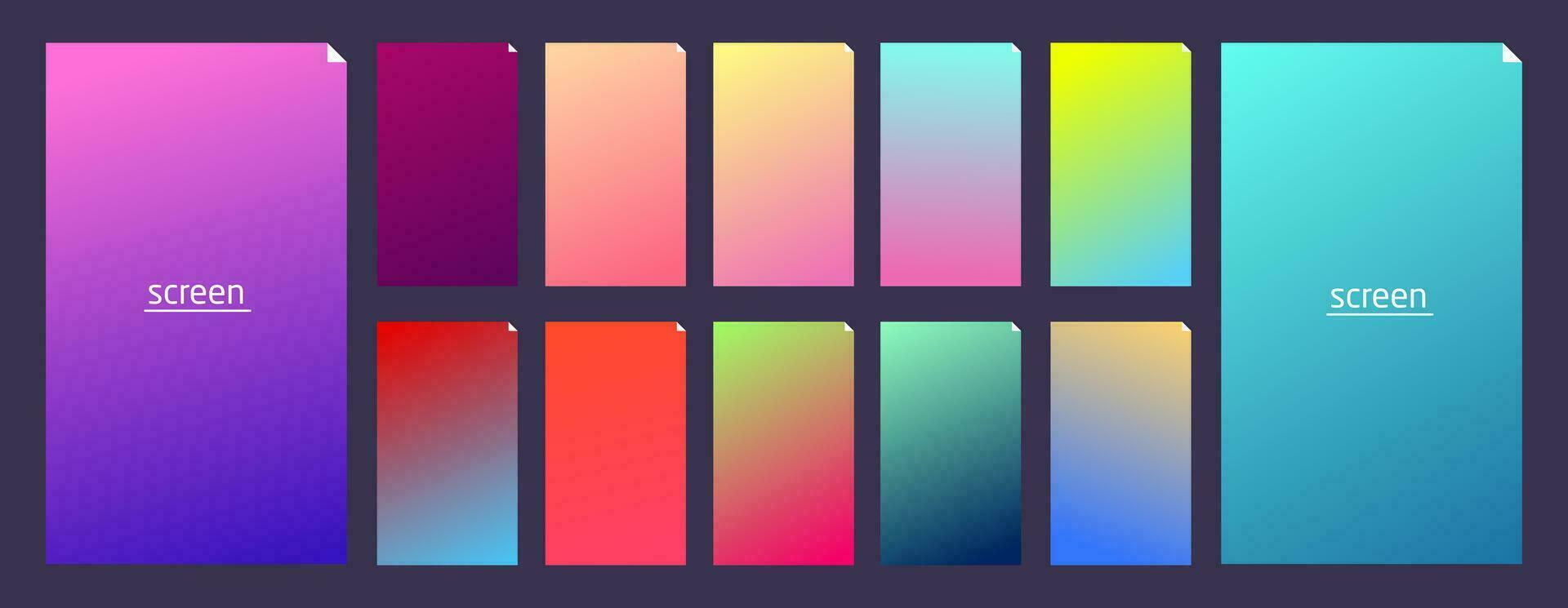 Soft pastel gradient smooth and vibrant color background vector