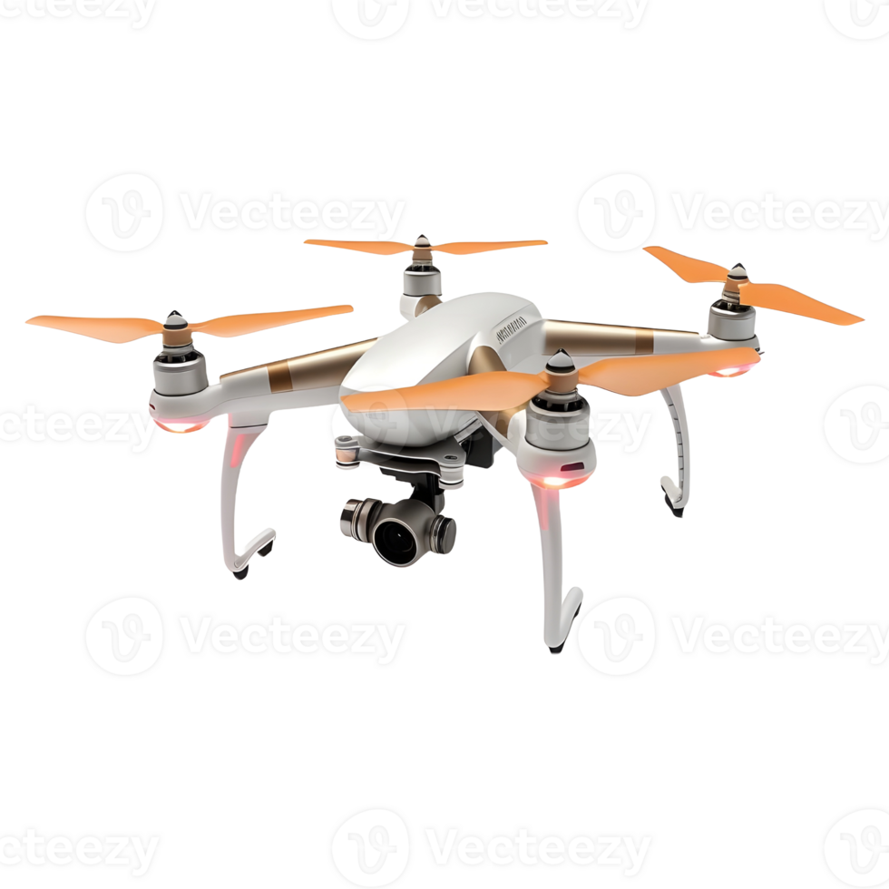 AI generated Modern Drone on Transparent background - Ai Generated png