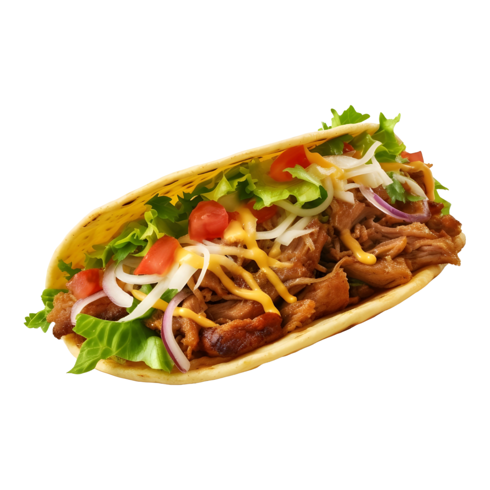 AI generated Open Sandwich on Transparent background - Ai Generated png