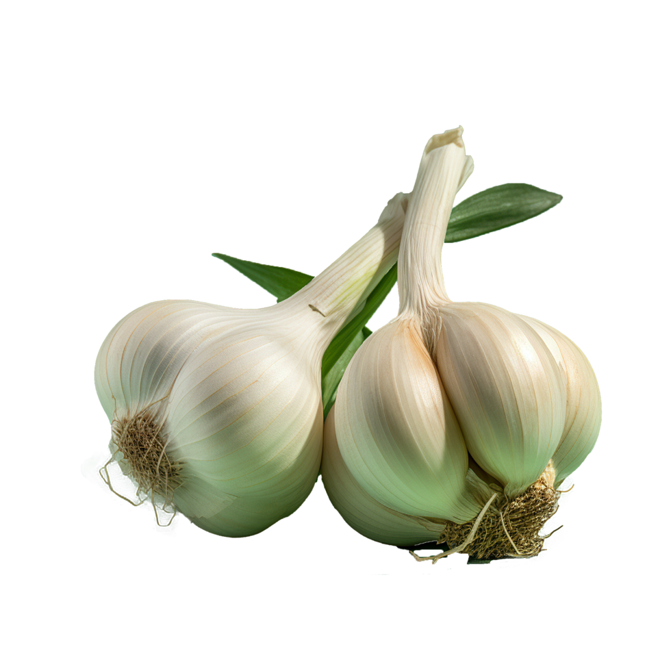 AI generated Garlic png isolated on transparent background