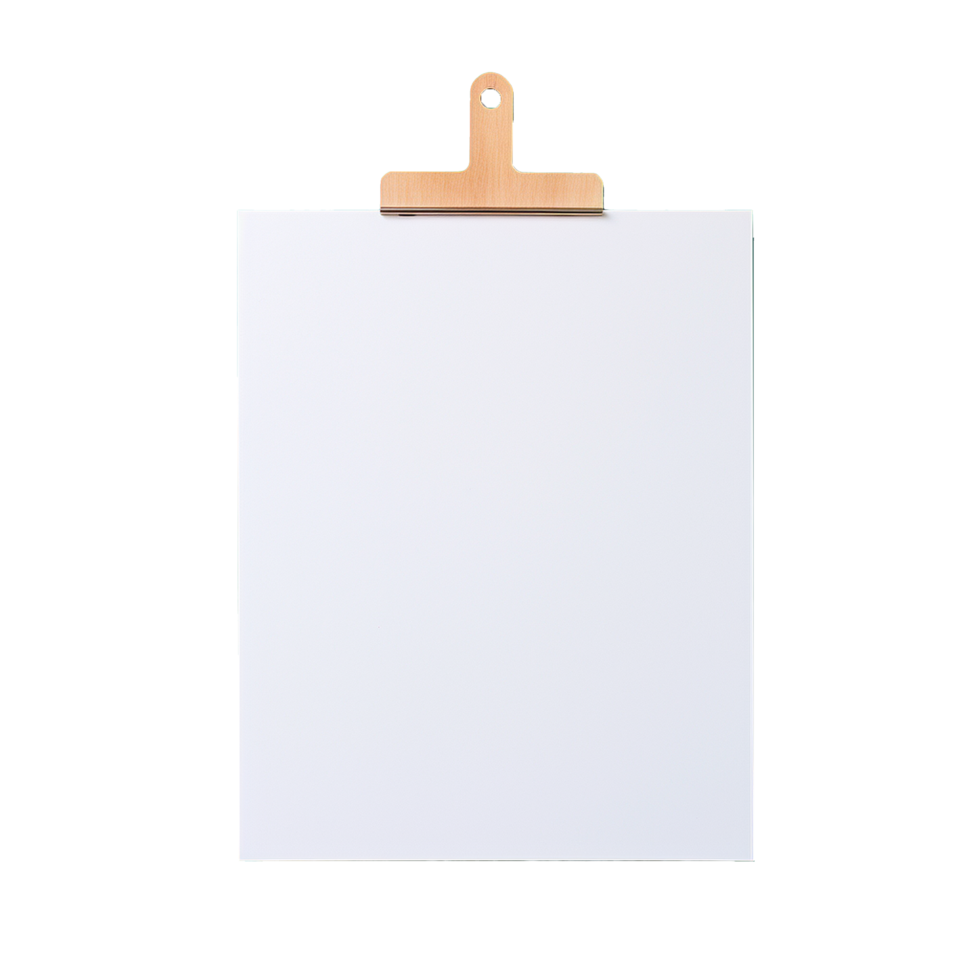 AI generated Placard png isolated on transparent background
