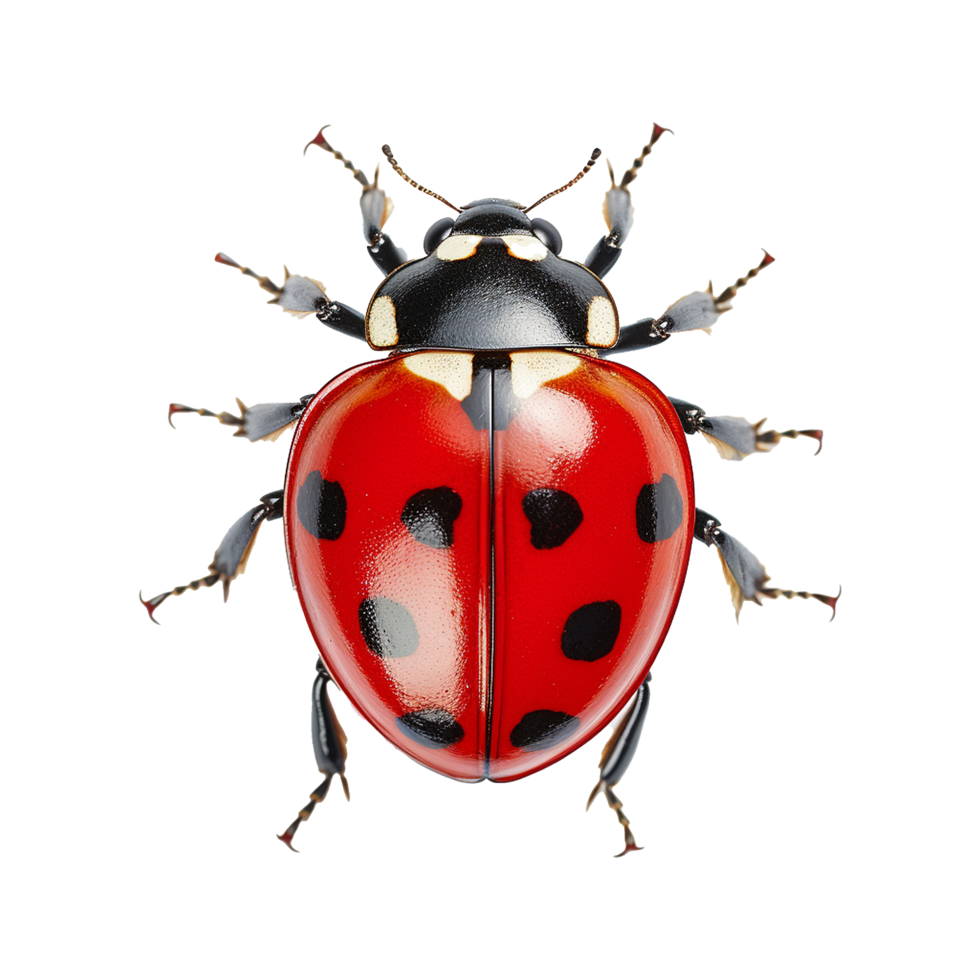 AI generated Ladybud isolated on transparent background png