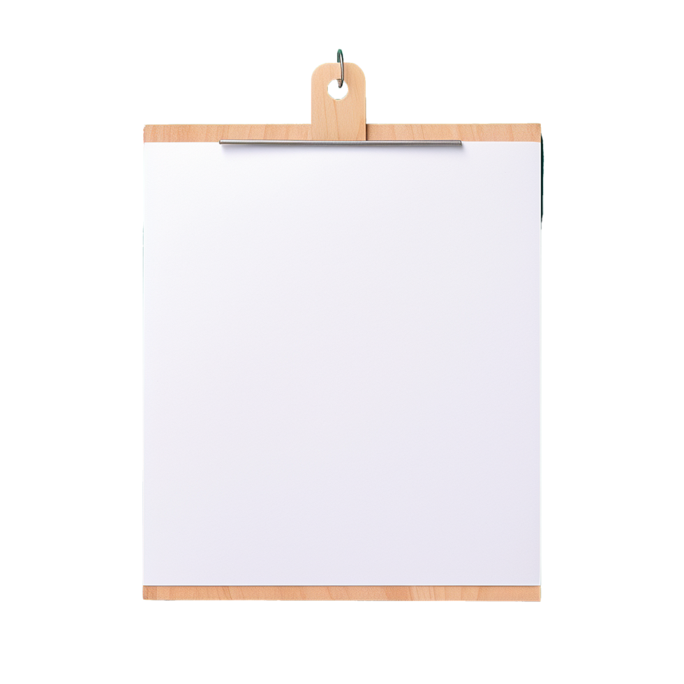 AI generated Placard png isolated on transparent background
