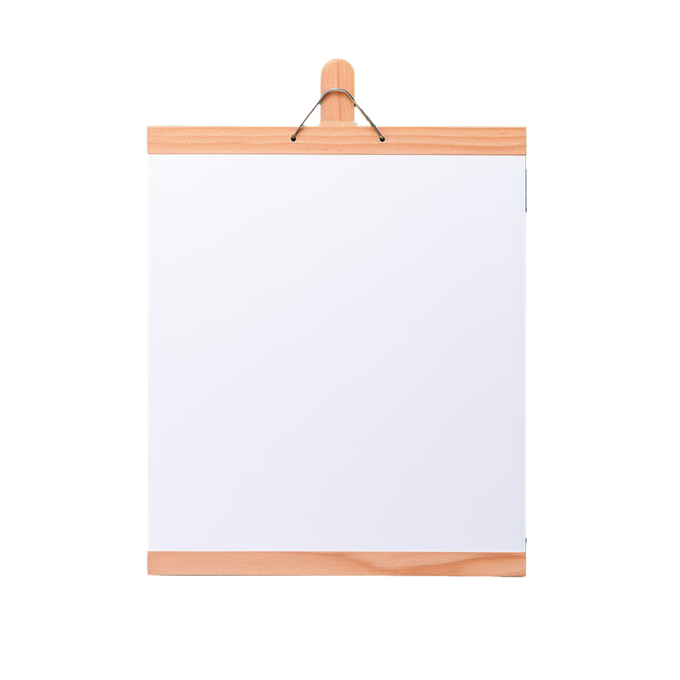 AI generated Placard png isolated on transparent background