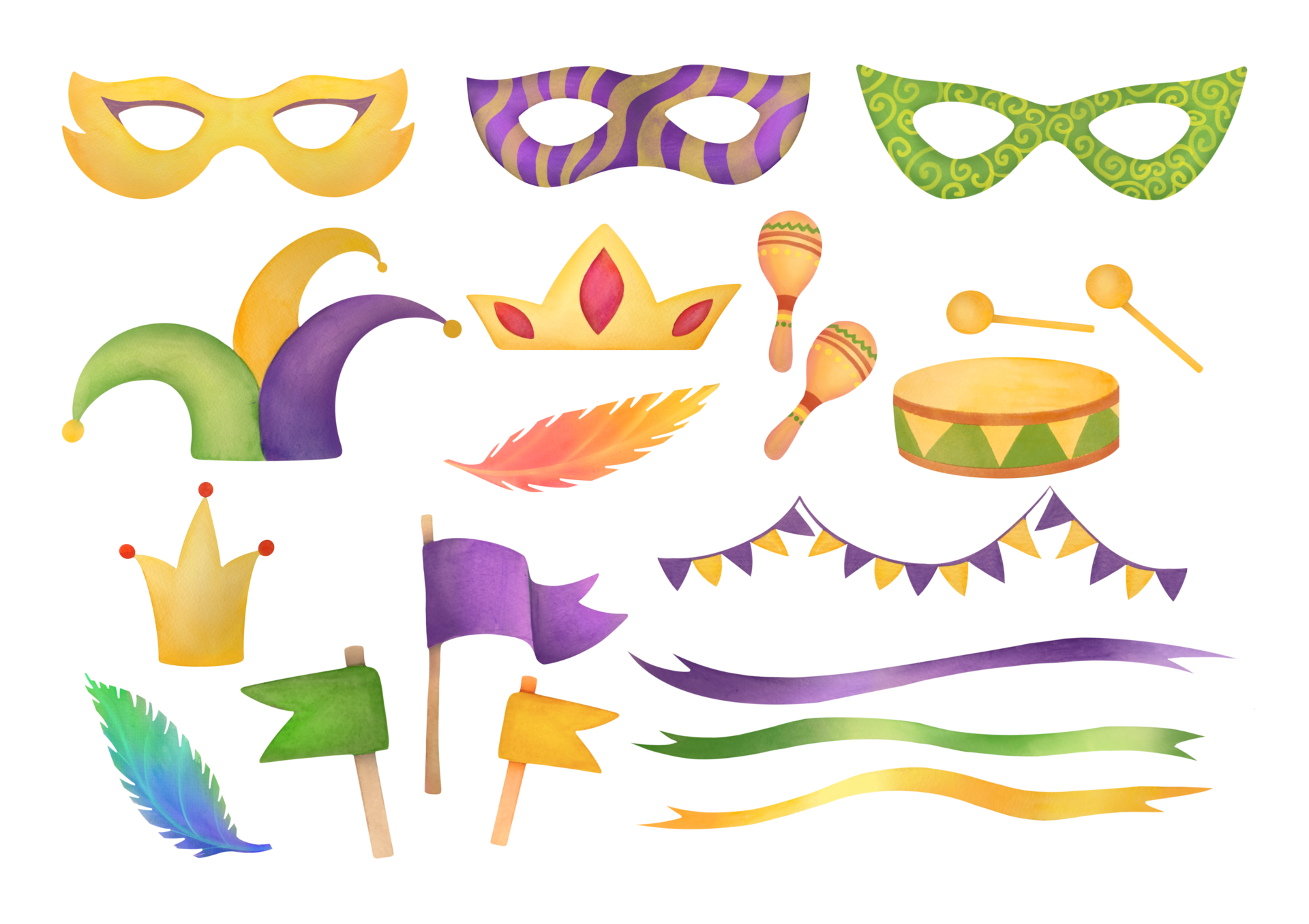 cheap mardi gras ribbon