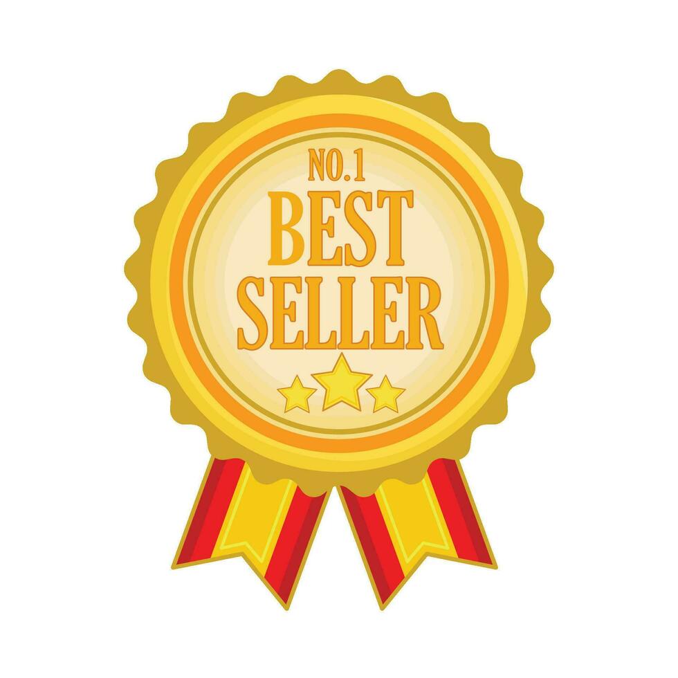 illustration of best seller vector