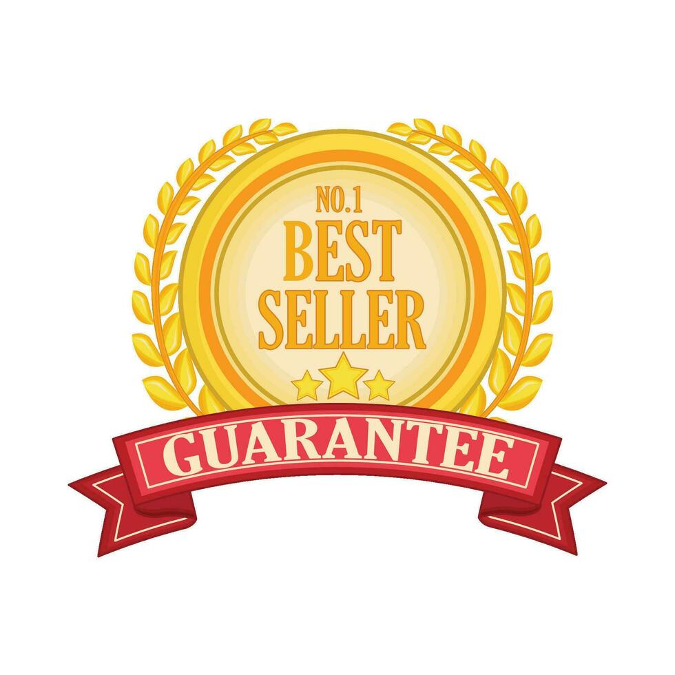 Best seller badge icon, Best seller award logo isolated, vector  Illustration Stock Vector, best seller