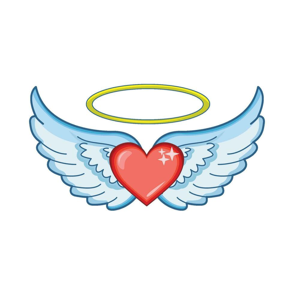 illustration of angel wings vector
