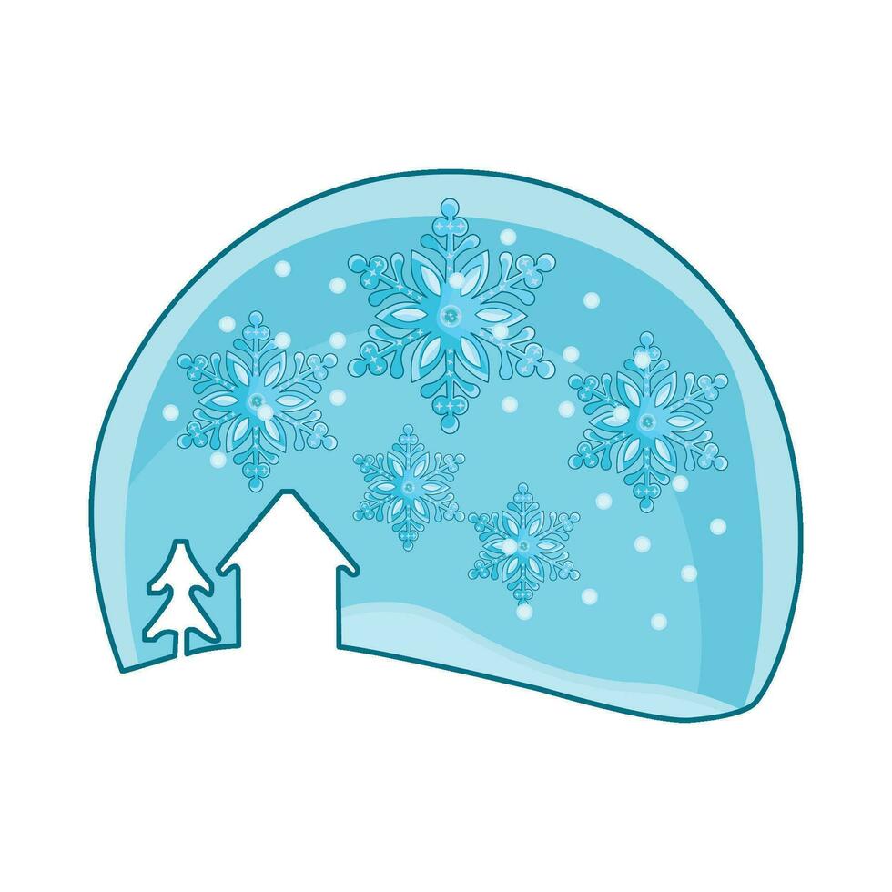 illustration of snowflake vector