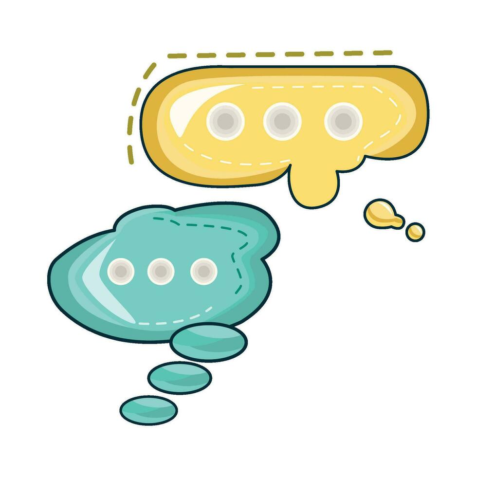 illustration of chat bubble vector