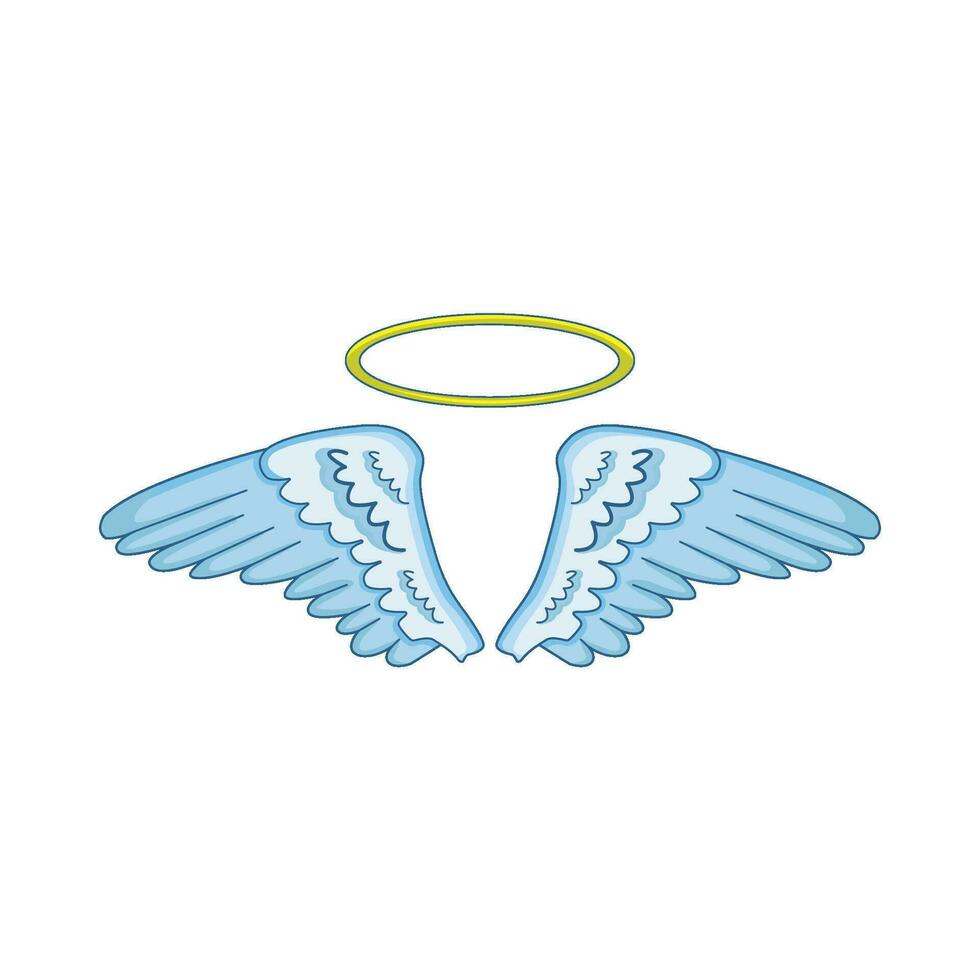 illustration of angel wings vector