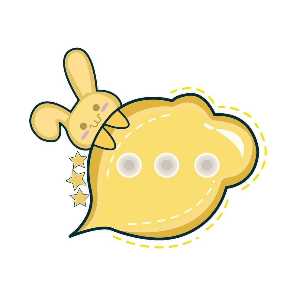 illustration of chat bubble vector