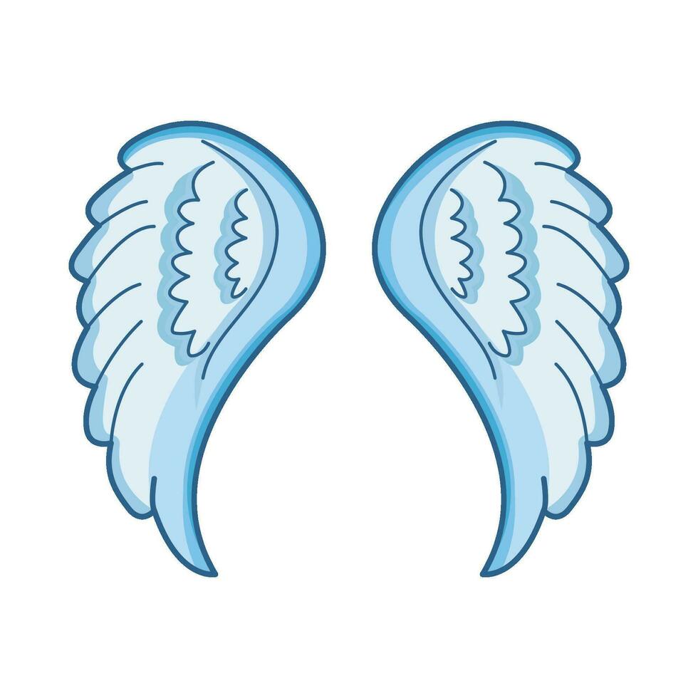 illustration of wings vector