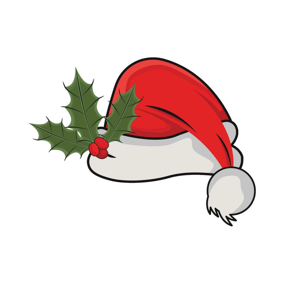 illustration of christmas hat vector