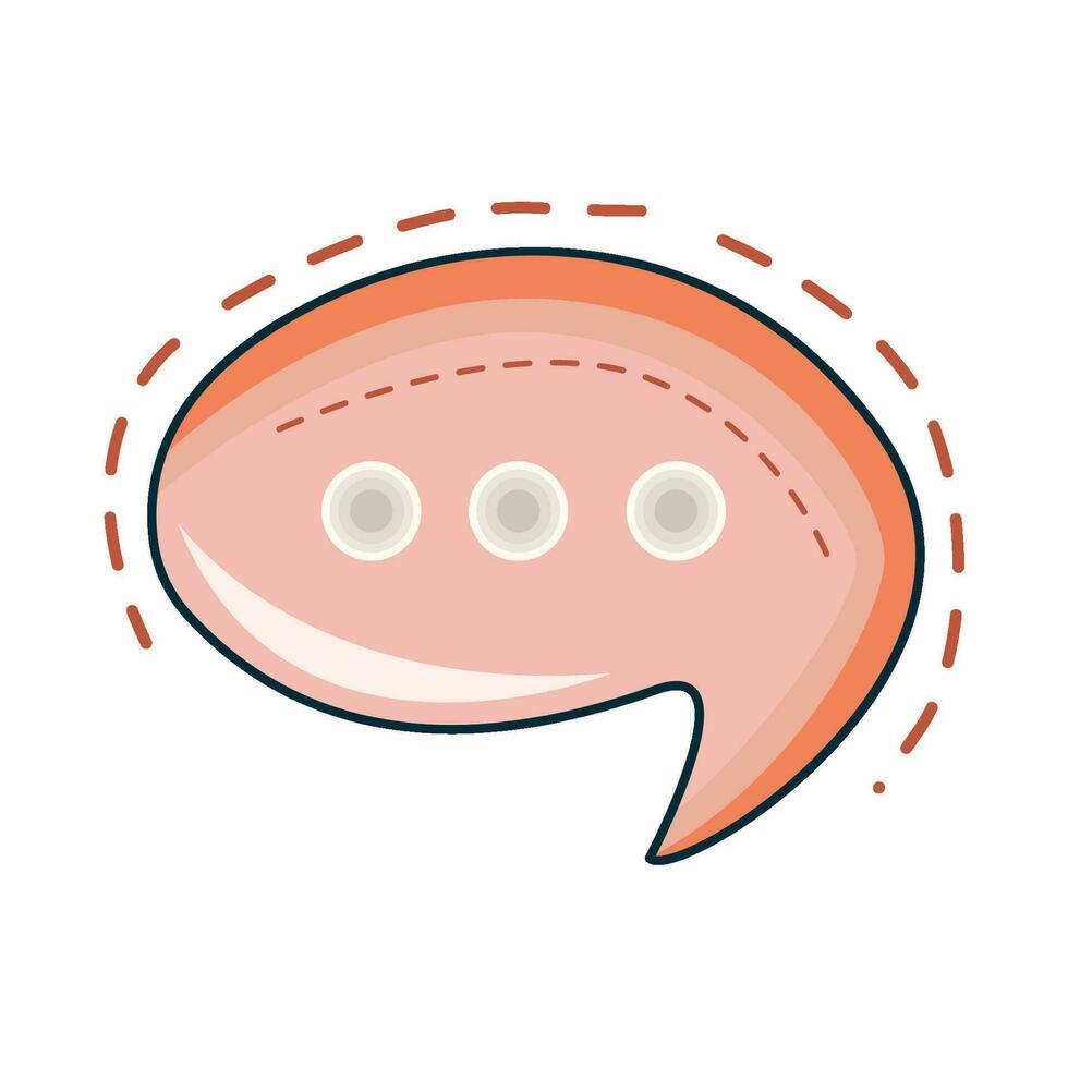 illustration of chat bubble vector