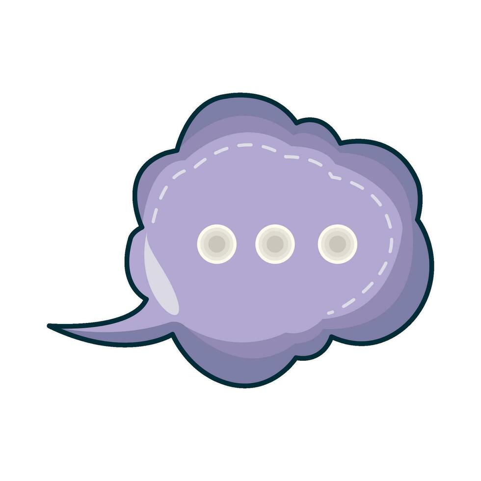 illustration of chat bubble vector