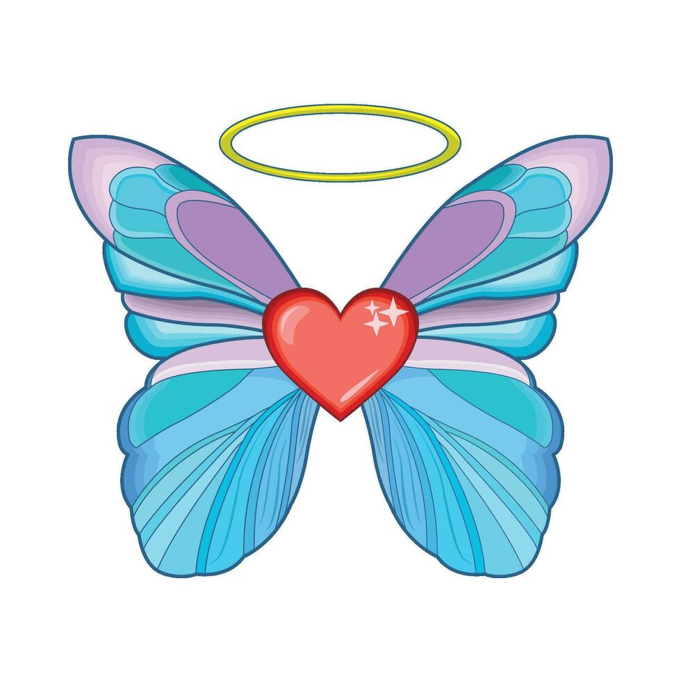 illustration of fairy wings vector