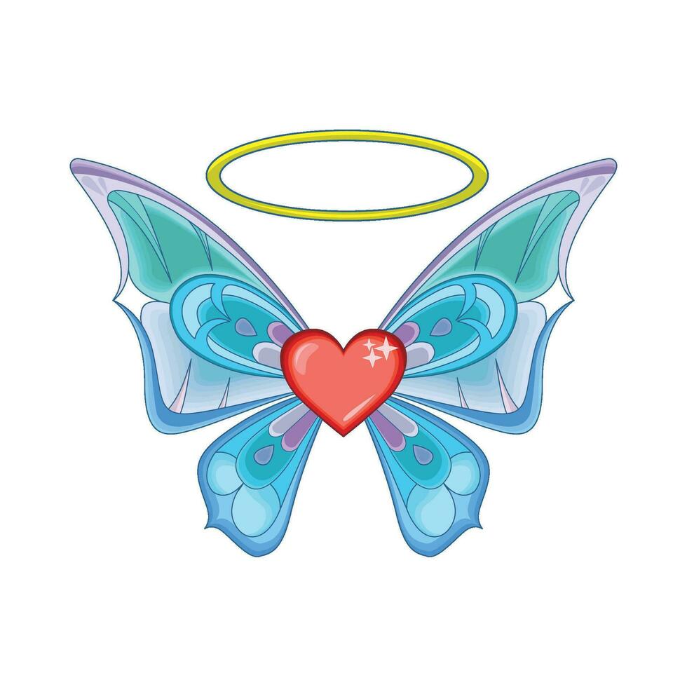 illustration of wings vector