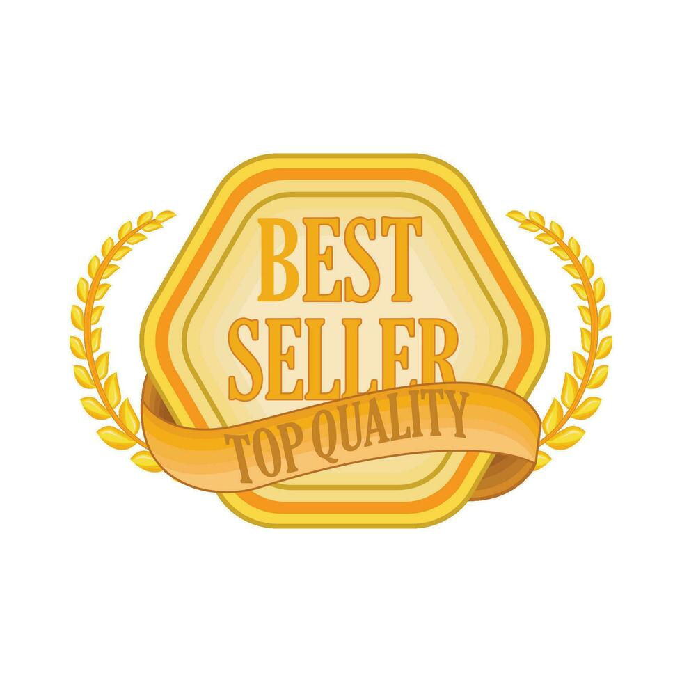 illustration of best seller vector