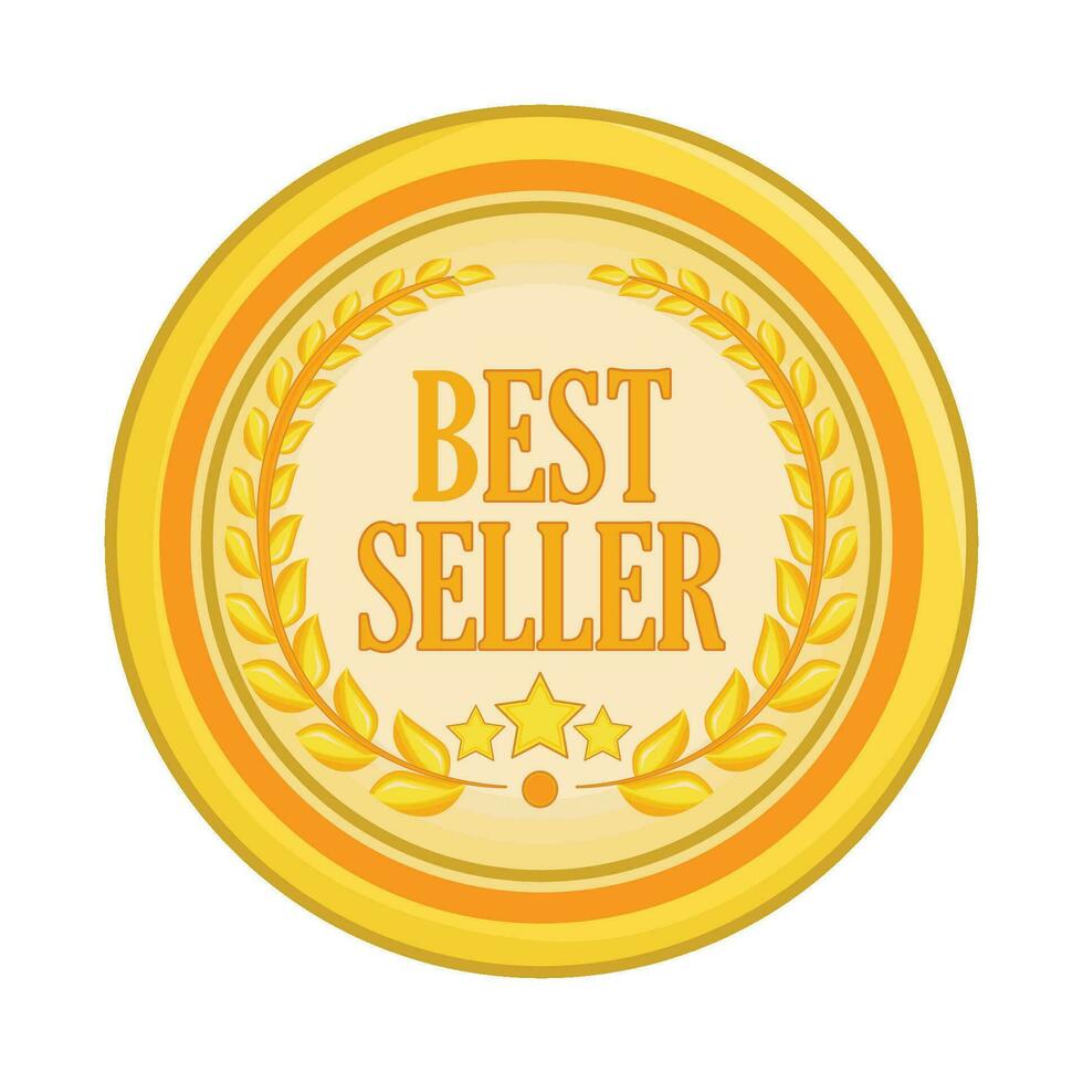 illustration of best seller vector