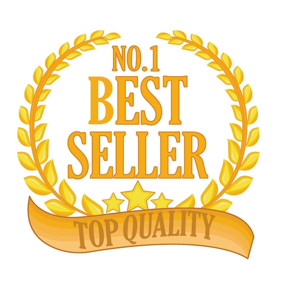 illustration of best seller vector